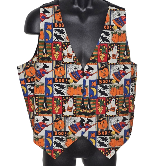 Basic Editions Other - Basic Editions Festive Halloween Vest. Plus Size X
